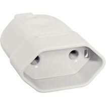 Plugue Fêmea 2P 10 A 250 V Tramontina Branco