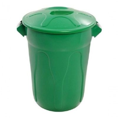 Kit Com 10 Cesto Lixeira Plastico 20L Branco
