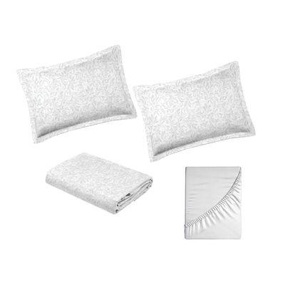Jogo de Cama King Size 300 fios Nova América - Brenda (7356)