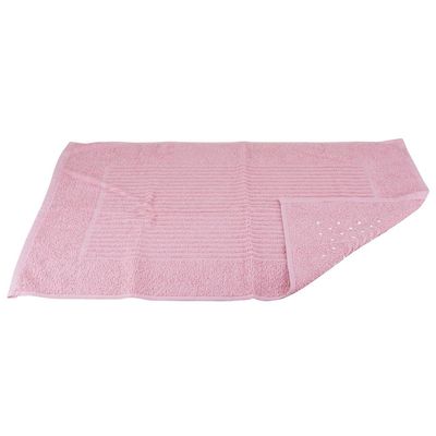 Toalha Piso de Banheiro 50x70 Basic Atlântica Rosa Romã