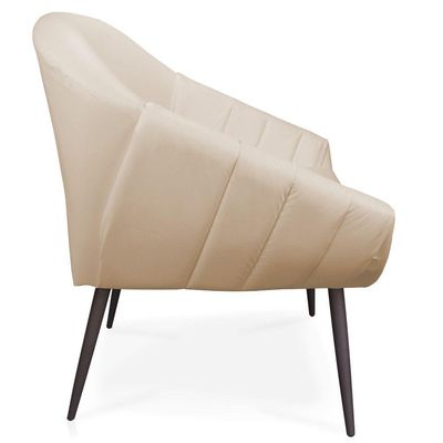 Kit 02 Poltronas Giovana Corino Pés Palito De Ferro