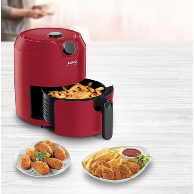 Fritadeira sem Óleo Arno Airfry Super RFRY Vermelha - 110v