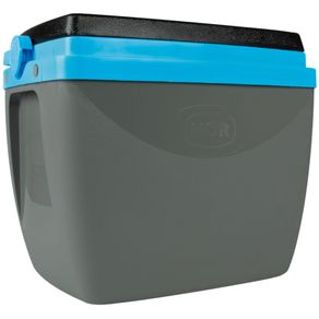 Caixa térmica Mor 18 Litros com Porta Copo - Cinza/Azul Menor preço em Caixa térmica Mor 18 Litros com Porta Copo - Cinza/Azul