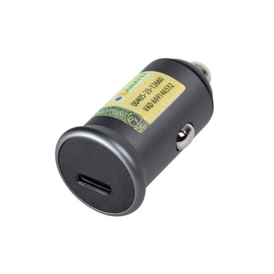 Carregador Veicular 30W com 1 Saida Tipo C 9V 2.25A (30W)