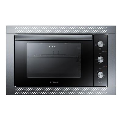 Forno De Embutir Elétrico Preto 44L Com Grill E Timer Atlas U Top 127V