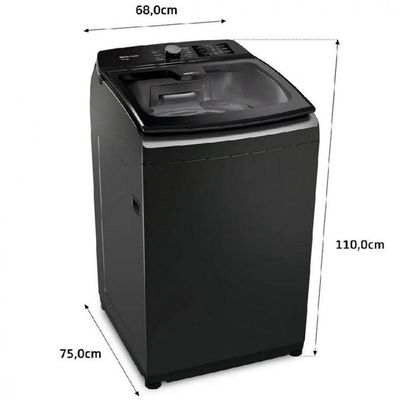 Máquina De Lavar Brastemp 16 Kg Doub Wash Titanio 127V 110