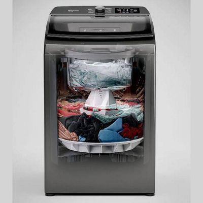 Máquina De Lavar Brastemp 16 Kg Doub Wash Titanio 127V 110