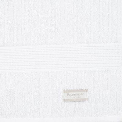 Toalha Rosto Buddemeyer Fio Penteado Branco