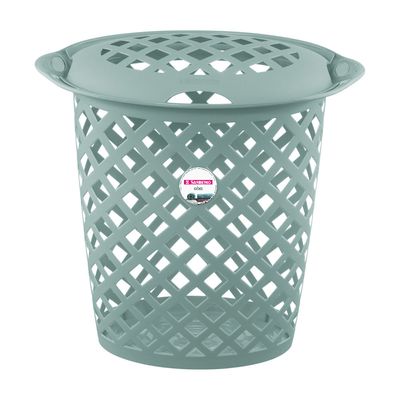 Cesto de Roupas Plástico Verde 46,5L Oba Sanremo