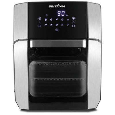 Fritadeira Elétrica Oven 12 Litros Britânia 1800W com Função Forno e Display BFR2100P - 220V