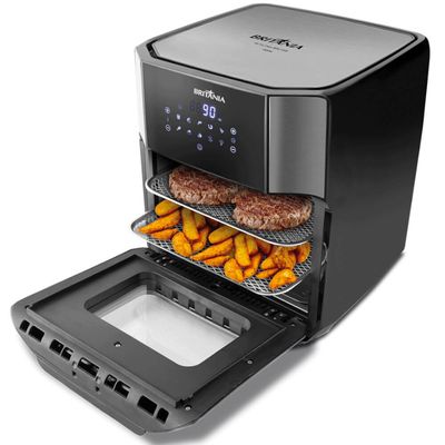 Fritadeira Elétrica Oven 12 Litros Britânia 1800W com Função Forno e Display BFR2100P - 220V