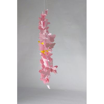 Móbile berço bebê infantil quarto Flor Flutuante borboletas