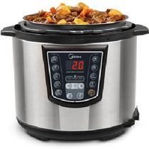Panela Eletrica Pressao 6L Midea - PPA71 INOX/PRETO 110 VOLTS