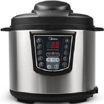 Panela Eletrica Pressao 6L Midea - PPA71 INOX/PRETO 110 VOLTS