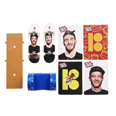Skate de Dedo Com Obstáculo e Card Plan B Tech Deck - Sunny