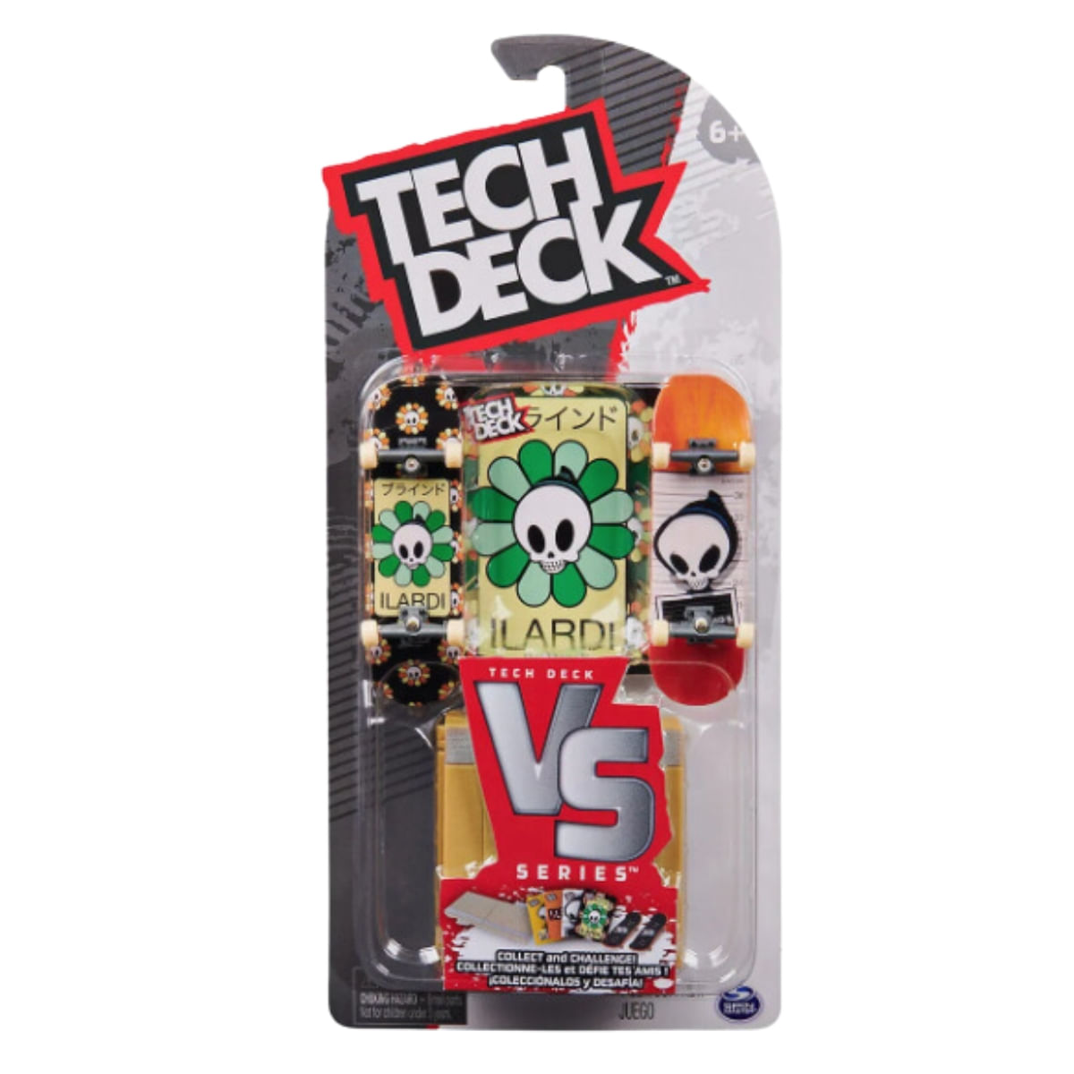 Skate de Dedo Com Obstáculo e Card Blind Tech Deck - Sunny