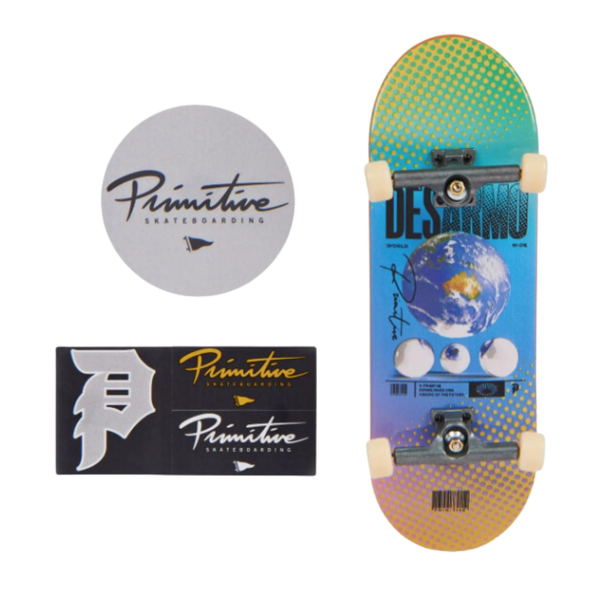 Skate de Dedo Radical Primitive Desarmo Tech Deck - Sunny