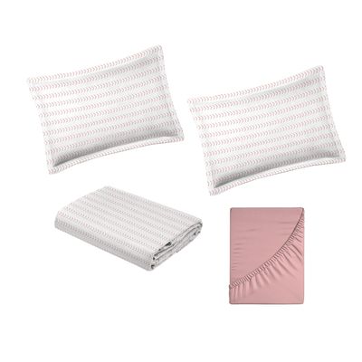 Jogo de Cama Casal 180 Fios Nova América -  Bruna (7707-2)
