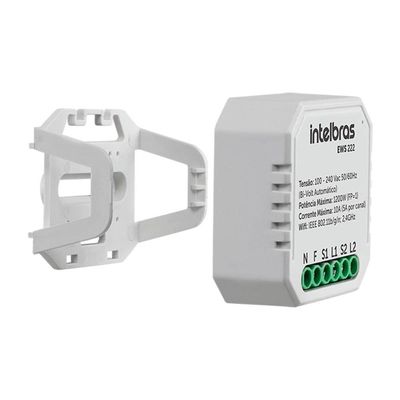 Interruptor Control WI-FI Intelbras 2/2 EWS222 4850006