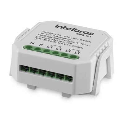 Interruptor Controlador de Cargas WI-FI EWS 211 4850005 Intelbras
