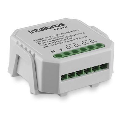 Interruptor Controlador de Cargas WI-FI EWS 211 4850005 Intelbras