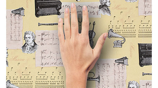 [16m²] Papel de Parede Musical Olivia - PP020-1