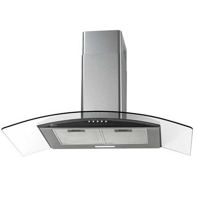 Coifa de Parede Fit 90 Cm Com Vidro Fischer Preto 220V 220