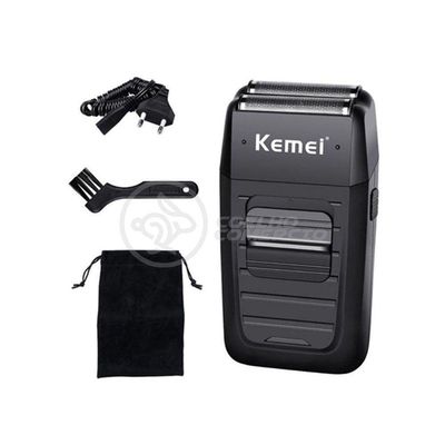 Maquina Barbear Kemei 1102 Barbeador Aparador Bivolt Sem Fio - Presente Dia Dos Namorados Nº5