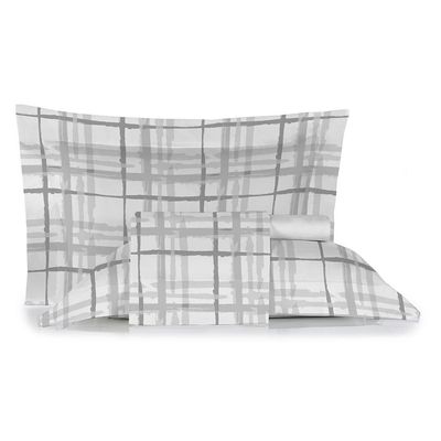 Jogo de Cama Queen Size 180 Fios Nova América - Fernando (7706)