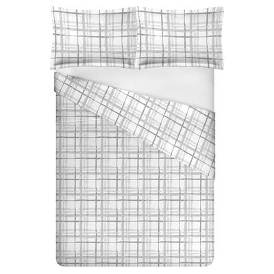 Jogo de Cama Queen Size 180 Fios Nova América - Fernando (7706)