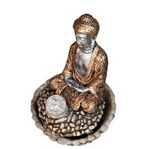 Fonte água buda hindu sala quarto jardim lâmpada bombinha