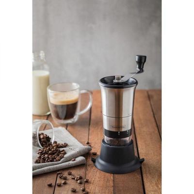 Moedor Para Café Realce Inox Copo De Acrílico