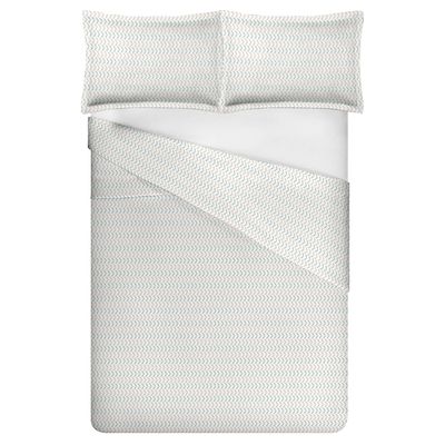 Jogo de Cama King Size 180 Fios Nova América - Rogério (7707)