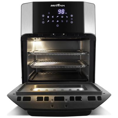 Fritadeira Elétrica Oven 12 Litros Britânia 1800W com Função Forno e Display BFR2100P - 127V
