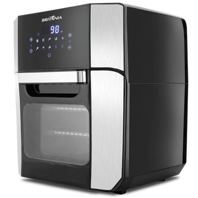 Fritadeira Elétrica Oven 12 Litros Britânia 1800W com Função Forno e Display BFR2100P - 127V