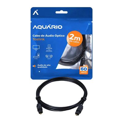 Cabo de Audio Optico Toslink Aquario TSK20 - 2 Metros