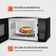 Forno Micro-ondas 21L Mondial MO01 Preto 127V