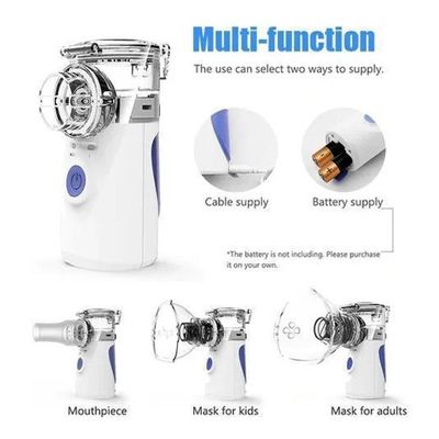 Nebulizador Inalador Ultrassônico Silencioso Portátil Bivolt