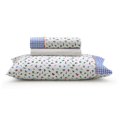 jogo cama solteiro artex total mix clean jr 180 fios luderia