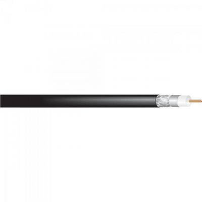 Coaxial RGE 58 75% Preto Rolo 100M Cabletech