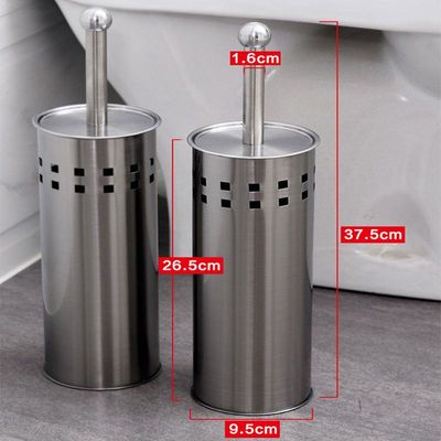 Escova Sanitária Com Cerdas Flexíveis E Suporte Inox