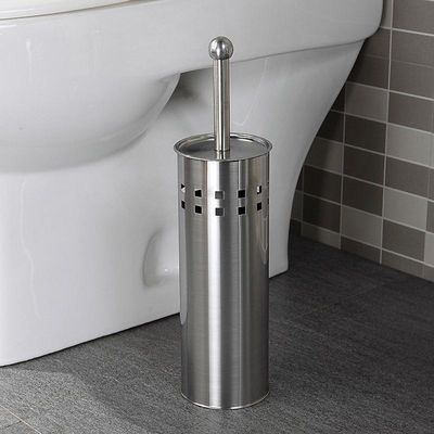 Escova Sanitária Com Cerdas Flexíveis E Suporte Inox