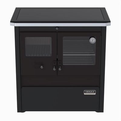 Fogao a Lenha Venax n 2 Le Corbusier Dupla Combustao Preto