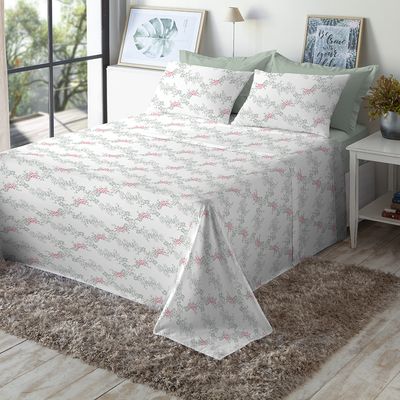 Jogo de Cama Casal 200 Fios Fiori - Íris (7485)