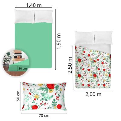Jogo de Cama Casal 200 Fios Fiori - Ruth II (7410-8)