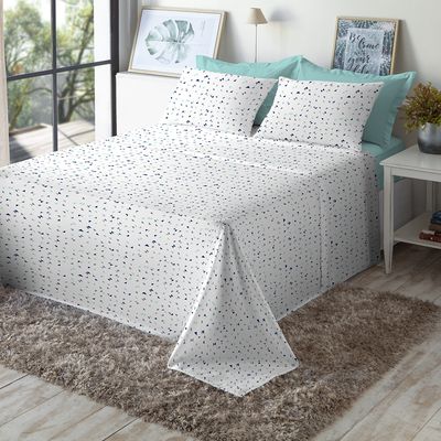 Jogo de Cama Queen Size 200 Fios Fiori - Miguel (7603-1)