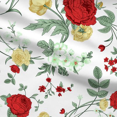 Jogo de Cama Casal 200 Fios Fiori - Ruth II (7410-8)