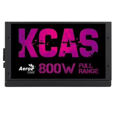 Fonte Gamer ATX KCAS 800W 80 PLUS Bronze APFC Aerocool