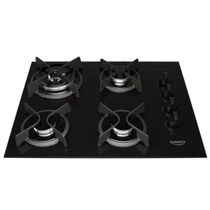 Cooktop Dako Supreme 4 Bocas Tripla Chama Preto Bvolt