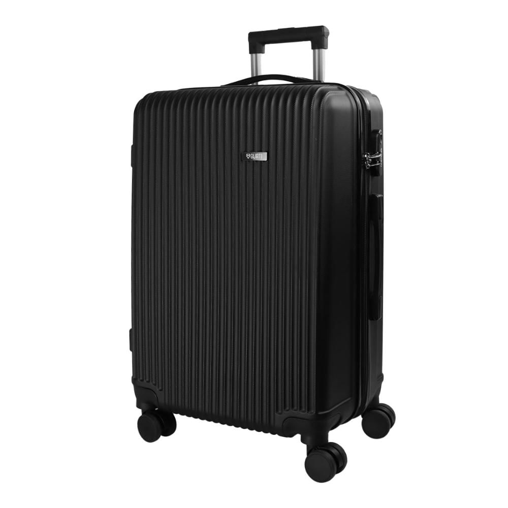 Mala de Viagem Grande ABS Preta Quati - QMG-30